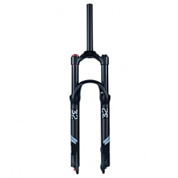 SJHFG Spares Straight Tube Mountain Bike Suspension Fork, 26 27.5 29in Aluminum Alloy Ultralight Gas Shock Absorber Air Fork (Color : 140MM Travel, Size : 26inch)