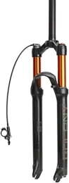 SuIcra Spares SuIcra 26 27.5 29er MTB Bicycle Fork, Air Suspension Fork Rebound Adjustment Lock Travel 100mm MTB Fork QR 9mm Accessories
