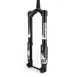 SuIcra Mountain Bike Fork SuIcra 26 Inch Mountain Bike Air Suspension Inverted Fork Thru Axle 15x150mm MTB Bicycle Aluminum Alloy Fork Travel 130mm Rebound Adjust Tapered Tube
