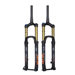 SuIcra Spares SuIcra Bike Front Fork XC DH AM Down Hill Thru Axle Boost Fork 110MM*15MM Travel 175MM MTB Fork Bicycle Rebound Adjustment (Color : HL, Size : 27.5")