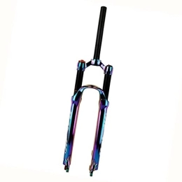 SuIcra Spares SuIcra MTB 27.5 / 29er Air Suspension Fork Travel 100mm XC Bicycle Forks With Rebound Damping Manual Lockout 1-1 / 8" Straight Tube Disc Brake QR 9MM, AM / FR Mountian Bike
