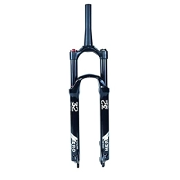 SuIcra Spares SuIcra MTB Suspension Fork 26 / 27.5 / 29 Inch Manual / Remote Lockout Travel 140mm Mountain Bike Magnesium Alloy Front Fork Tapered Tube Bicycle Air Fork QR 9 * 100mm (Color : Manual, Size : 27.5 inch)