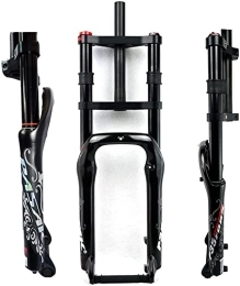SuIcra Mountain Bike Fork SuIcra Suspension Forks Double Shoulder Fat Bike Fork Bicycle 20" 4.0" Air Forkes Snow MTB Moutain 20inch Snow Bike Front Fork 135mm Magnesium Alloy Accessories