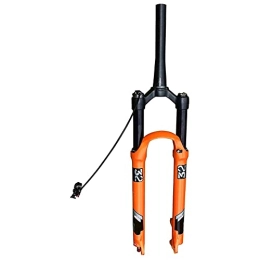 SJHFG Mountain Bike Fork Suspension 26"27.5" 29" Bicycle Suspension Fork, 1-1 / 2" Bike Fork Front Fork Alloy 120Mm Travel Conical Tube Manual / remote lock fork (Color : Remote Lockout, Size : 27.5inch)