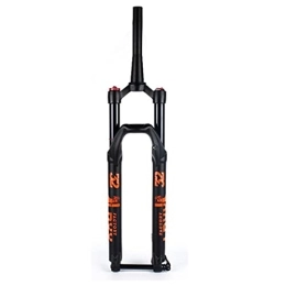 SJHFG Mountain Bike Fork Suspension 27.5 29 Inch Mountain Bike Front Fork, Damping Tortoise and Hare Rebound Air Pressure 100×15mm Bicycle Front Fork fork (Color : Black, Size : 27.5 inch)