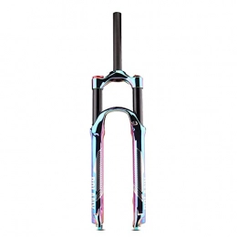 QHY Mountain Bike Fork Suspension Air Fork MTB Bike Straight Fork Spread 100mm Travel Bicycle Air Forks Aluminum Alloy For Mountain Bike 9MM Quick Release (Size : 27.5in)