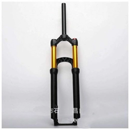 FGVBC Mountain Bike Fork Suspension Fork Bike, Air MTB Suspension Fork 29 Inch Straight Tube 28.6mm QR 9mm Travel 100mm Manual ABS Lock Mountain Bike Forks XC Bicycle