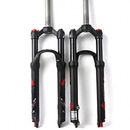 FGVBC Spares Suspension Fork Bike, Mountain Bicycle Suspension Forks, 26 / 27.5 / 29 inch MTB Bike Front Fork with Rebound Adjustment, 110mm Travel 28.6mm Threadless Steerer