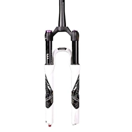 FGVBC Mountain Bike Fork Suspension Fork Bike, MTB Suspension Bicycle Fork for 26" 27.5" 29" Cycling Wheels Mountain Bike Air Fork Manual Locking Tapered and Straight Tube