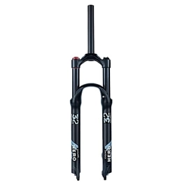 Auoiuoy Mountain Bike Fork Suspension Fork MTB 26 27.5 29 Inch Mountain Bike Front Fork Ultralight Aluminum Alloy Front Fork MTB Travel 120mm PM Disc Brake, A-26inch