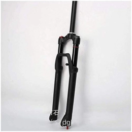 AWJ Mountain Bike Fork Suspension Fork MTB Bike Air Suspension Fork 27.5 Inch Straight Tube 28.6mm Double Air Chamber Disc Brake QR 9mm Travel 100mm Manual ABS Lock XC Bicycle 1800g