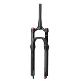 AWJ Spares Suspension Fork MTB Double Air Chamber Fork 26 27.5 Inch Bike Suspension Fork Disc Brake Straight Tube 1-1 / 8”QR 9mm Travel 120mm Manual ABS Lock XC Bicycle 1700g