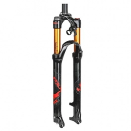 Suspension Fork Ultralight 26 27.5 29 Inch Bicycle Front Fork Mountain Bike Suspension Fork 32 Air Shock Absorber MTB XC Straight Steerer 1-1/8 Travel 100mm Disc Brake QR HL/RL Bicycle Accessories
