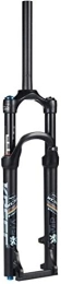 MGE Spares Suspension Forks, 1-1 / 8" MTB Mountain Bike Shock Fork Aluminum Alloy Cone Disc Brake Damping Adjustment Travel 100mm (Color : A, Size : 27.5inch)