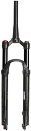SJHFG Spares Suspension Forks 26 / 27.5 / 29 Air MTB Suspension Fork, Straight / Tapered Tube QR 9mm Travel 120mm Rebound Adjust Mountain Bike Forks Accessories (Color : Tapered-HL, Size : 29 inch)