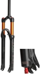 SJHFG Spares Suspension Forks 26" 27.5" 29" Bicycle Front Fork, MTB Air Suspension Bike Fork Disc Brake Rebound Adjustment 1-1 / 8" Steerer 110mm Travel Accessories (Color : Glod-HL, Size : 26inch)