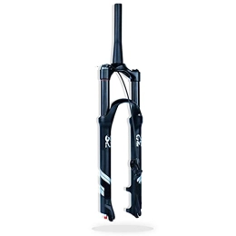 SJHFG Mountain Bike Fork Suspension Forks 26 / 27.5 / 29 Inch Air MTB Front Forks, Magnesium Alloy 140mm Travel QR 9x100mm Bicycle Lightweight Suspension Fork Accessories (Color : Tapered Remote Lock Out, Size : 27.5 inch)