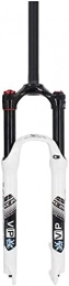SJHFG Spares Suspension Forks 26 / 27.5 / 29 Inch MTB Bike Suspension Fork, 28.6mm Rebound Adjust Travel 100mm Ultralight Air Shock Accessories (Color : White, Size : 27.5inch)