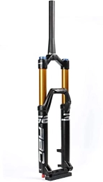 SJHFG Mountain Bike Fork Suspension Forks Mountain Bike Downhill Forks MTB 27.5" 29", Travel 160mm Tapered 1-1 / 2" Air Suspension Thru Axle 15x110mm Unisex's Accessories (Color : Black, Size : 29 inch)