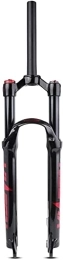 SJHFG Spares Suspension Forks Mountain Bike MTB Front Fork 26 27.5 29 inch, Aluminum Alloy 1-1 / 8" Ultralight Manual Lockout Bicycle Air Forks Accessories (Color : Red, Size : 27.5 inch)