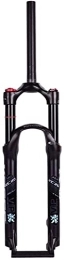 SJHFG Spares Suspension Forks MTB Air Suspension Forks, 26 / 27.5 / 29 Inch Wheel 1-1 / 8" Travel 120mm Disc Brake Front Fork Mountain Bike Accessories (Color : Black, Size : 27.5 inch)