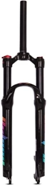 SJHFG Mountain Bike Fork Suspension Forks MTB Bike Fork 27.5" / 29", Manual Lockout Undamped Adjust Straight Steerer 1-1 / 8" QR 9mm Air Shock AM Bicycle Suspension Fork Accessories (Color : Black, Size : 27.5inch)