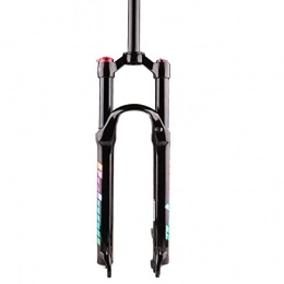 DaMuZ Mountain Bike Fork Suspension Forks MTB Front Fork 27.5 29 Inch Ultralight Magnesium Alloy Suspension Bicycle Front Fork 28.6mm Threadless Straight Tube for Cushioned Wheels Disc Brake A, 29 inches