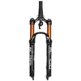 MGE Mountain Bike Fork Suspension Forks, Suspension Mountain Bike Bicycle MTB Aluminum Alloy Gas Fork Remote Lock Out Disc Brake Suspension Front Fork Gas Fork Accessories (Size : 26 inch)