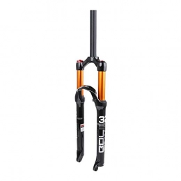 T TOOYFUL Spares T TOOYFUL Mountain Bicycle Suspension Forks, 26 / 27.5 / 29 inch Mountain Bike Front Fork with Adjustment, 28.6mm Threadless Steerer, 30 / 39.8mm Crown Race - Straight 26 inch