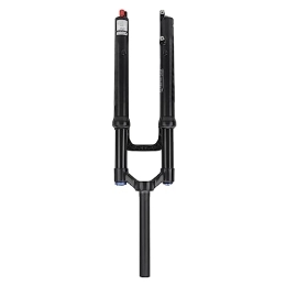 Tbest Spares Tbest Bike Front Fork, 27.5 Inch Mountain Bike Front Fork Double Air Chamber Fork Bicycle Shock Absorber Manual Lockout 120 Stroke