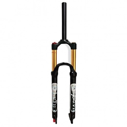 TBJDM Spares TBJDM 26 27.5 29 inch mountain bike MTB suspension fork, 120mm travel rebound adjust front fork for 1.5-2.45"tires