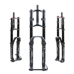 TCXSSL Spares TCXSSL Mountain Bike Front Fork Bicycle MTB Fork Bicycle Suspension Fork Air / Oil Fork Aluminum Alloy Shock Absorber Spring Fork, for 1.5-2.45" Tires (Color : OIL THRU AXLE, Size : 29in)