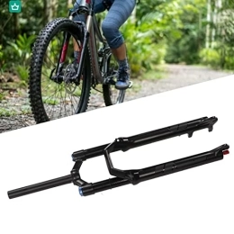 Teamsky Mountain Bike Fork TeamSky Bolany Mountain Bike Suspension Fork, 34mm Bike Front Fork Bike Accessory Straight Tube Shoulder Control 27in