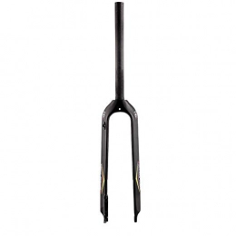 TIANPIN Spares TIANPIN Carbon Fiber Front Fork, 100 Mm Stroke, Hard Fork Disc Brake, 26 / 27.5 / 29 Bicycle Disc Brake Rigid Front Fork, 26