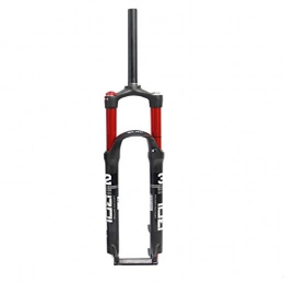 TIANPIN Spares TIANPIN Mountain Bike Suspension Front Fork, Mountain Bike Front 26 Inch 27.5 Inch 29 Inch Double Air Chamber Bicycle Shoulder Control Suspension, red, 27.5