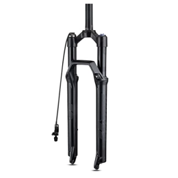 TISORT Mountain Bike Fork TISORT 27.5 / 29 Mountain Bike Air Suspension Fork Shock 1 1 / 8 Straight Tube Manual / Remote Locking Fit Mountain / Road Bike (Color : RL, Size : 29")