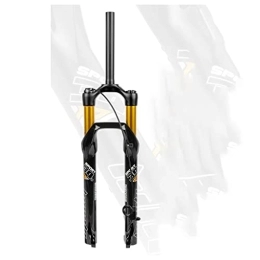 TISORT Spares TISORT MTB Suspension Fork 26 / 27.5 / 29 Inch 1 / 8 Straight / Tapered Tube Manual / Remote QR 9mmTravel 120mm Bicycle Forks XC Mountain Bike Front Forks (Color : B, Size : 27.5")