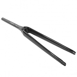Tomantery Spares Tomantery Fork, Carbon Fiber Bicycle Fork Quick ReleaseFront Fork Carbon Fiber for Mountain Bike