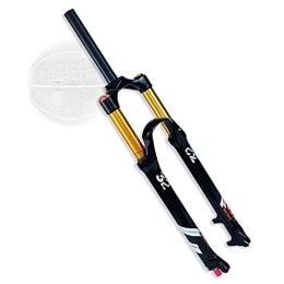 TOMYEUS Mountain Bike Fork TOMYEUS 26 27.5 29 Inch Mountain Bike Suspension Air Forks Travel 140mm Aluminum Alloy 1-1 / 8 ” Threadless Steerer Shock Absorber Fork (Color : Manual lock A, Size : 29 inch)