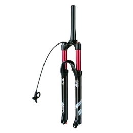 TOMYEUS Mountain Bike Fork TOMYEUS 27.5 Inch Mountain Bike Forks 29ER Absorber, Magnesium Alloy 1-1 / 8 ”Remote Lock Out Downhill Forks Travel 140mm (Color : Tapered tube, Size : 27.5 inch)
