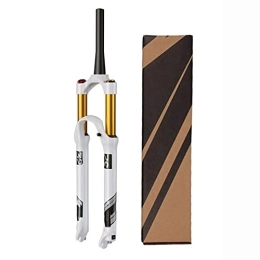TONPOP Mountain Bike Fork Tonpop Air Fork Magnesium Alloy Front Fork, 26 / 27.5 / 29 Inch 9mm QR 1-1 / 8" Air Suspension, for Mountain Bike, Road Cycling Suspension