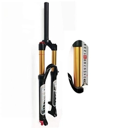 TYXTYX Mountain Bike Fork Travel 130mm MTB Air Suspension Fork 26 / 27.5 / 29 Inch, Rebound Adjust 1-1 / 8" Ultralight 9mm QR Mountain Bike Front Forks (Color : Straight Manual Lock, Size : 27.5 inch)