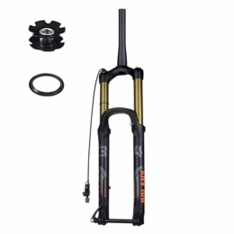 TS TAC-SKY Spares TS TAC-SKY 175mm Travel MTB Fork Bike Mountain Bike Fork Bicycle Shock Magnesium Alloy 27.5 / 29 Inch (Color : Gold 27.5 Tapered Remote)