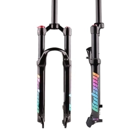 TS TAC-SKY Mountain Bike Fork TS TAC-SKY Air Suspension Fork MTB 26 / 27.5 / 29inch Aluminum Alloy Straight Quick Release 100mm For Bicycle Accessories (Size : 27.5inch)