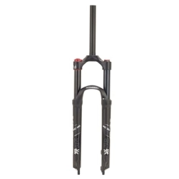 TS TAC-SKY Mountain Bike Fork TS TAC-SKY Aluminum Alloy Bicycle Air Oil Fork, Mountain Bike Suspension, 26 / 27.5 / 29 Inches HL, RL100mm, Bicycle Parts (Color : Black, Size : 29")