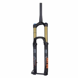 TS TAC-SKY Mountain Bike Fork TS TAC-SKY Bike Suspension Fork 175mm Travel MTB Fork XC DH AM Down Hill Thru Axle Boost Fork Bicycle Rebound Adjustment Suspension (Color : Gold, Size : 29 Tapered Manual)