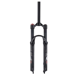 TS TAC-SKY Mountain Bike Fork TS TAC-SKY MTB Air Fork Suspension Bicycle Front Suspension Travel 120mm 26 / 27.5 / 29inch Straight / Tapered Tube Bicycle Accessories (Color : Black, Size : 26 Straight Manual)