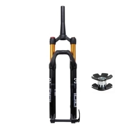 TS TAC-SKY Spares TS TAC-SKY MTB Fork Thru Axle 15x100 Magnesium Alloy Barrel Shaft Air Fork 27.5 29 Inch Mountain Bike Suspension Fork 120mm Travel (Color : 27.5 Tapered Manual)