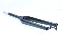 TYBXK Spares TYBXK Bike Front Fork Aluminum 7005 1-1 / 8" Bicycle Rigid Fork For MTB Disc Brake FIT 700C 29" 27.5" 26" M6 Reflective Color (Color : Black)