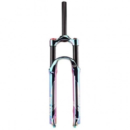 TYXTYX Mountain Bike Fork TYXTYX 27.5 / 29 inch 120mm Rainbow Supension Air Fork Aluminum Alloy Straight Steerer Vacuum Plated Colorful MTB Bike Front Fork